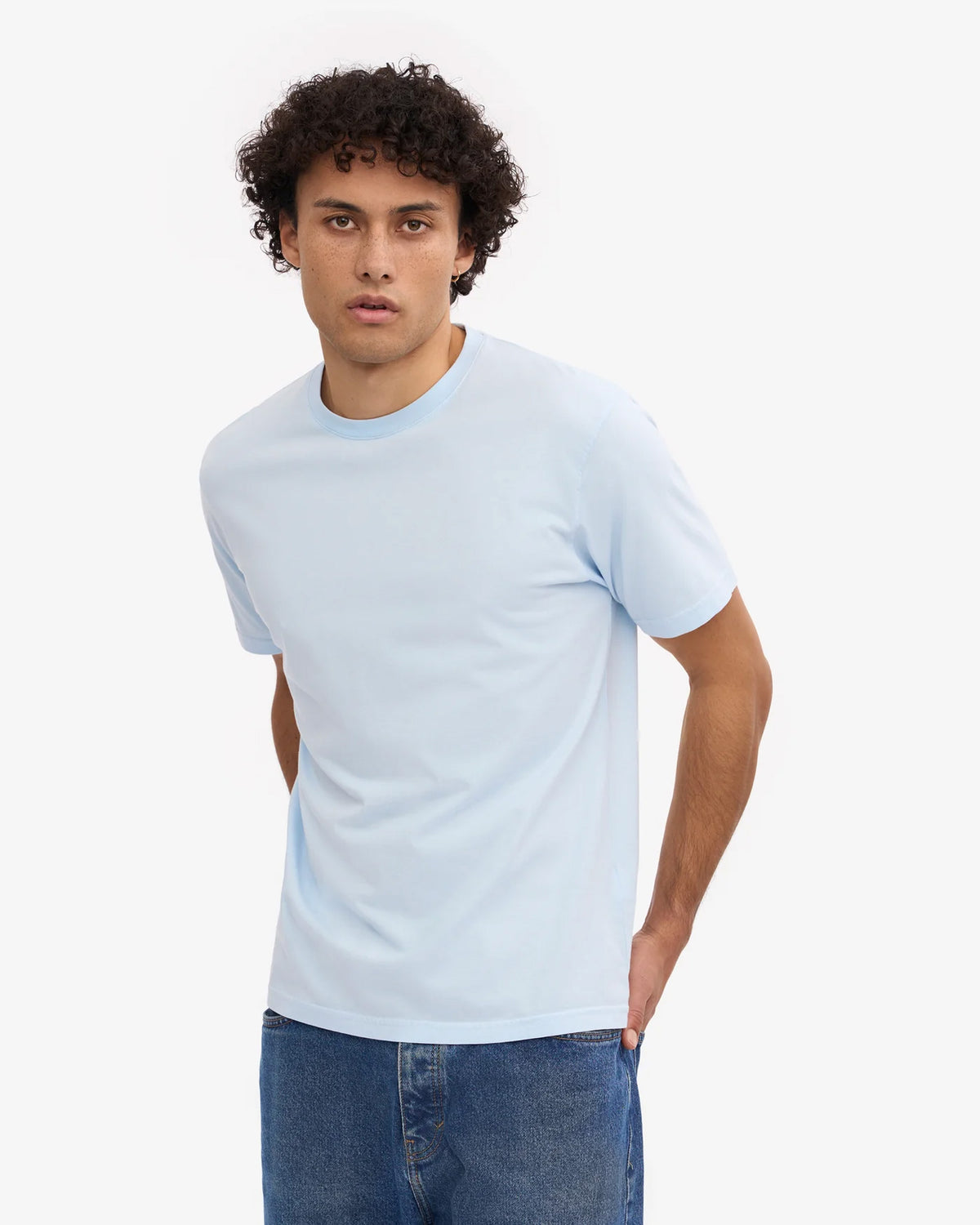 Colorful Standard Classic Organic Tee - Polar Blue | Colorful Standard T Shirts | JEANSTORE