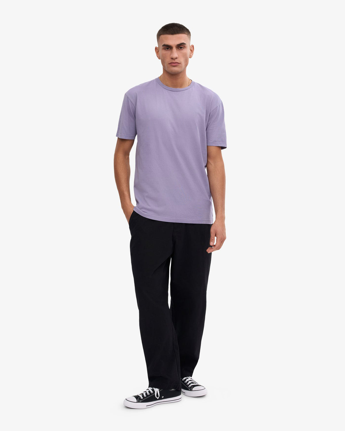 Colorful Standard Classic Organic Tee - Purple Jade | Colorful Standard T Shirts | JEANSTORE