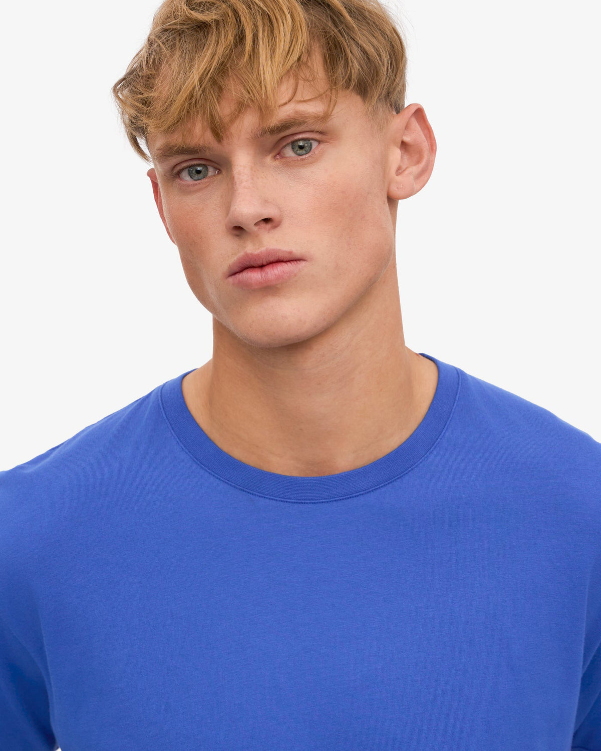 Colorful Standard Classic Organic Tee - Sapphire Blue | Colorful Standard T Shirts | JEANSTORE