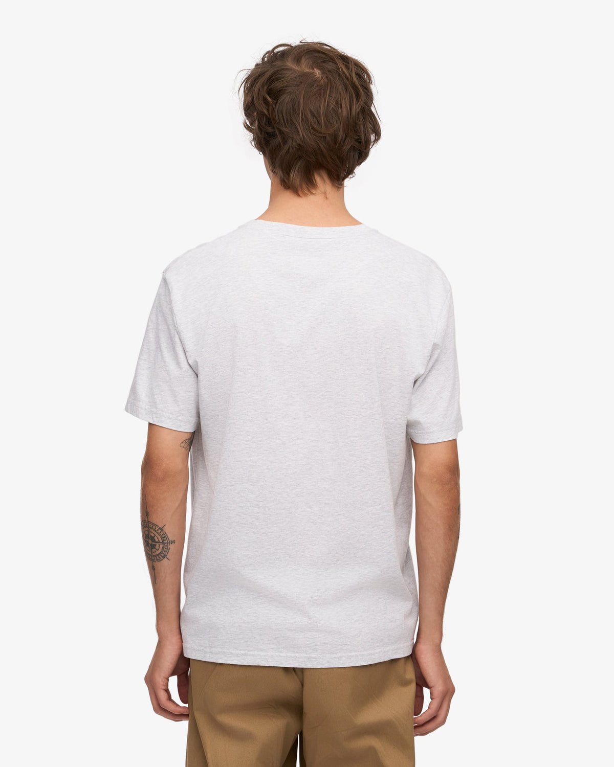 Colorful Standard Classic Organic Tee - Snow Melange | Colorful Standard T Shirts | JEANSTORE