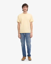 Colorful Standard Classic Organic Tee - Soft Yellow | Colorful Standard T Shirts | JEANSTORE