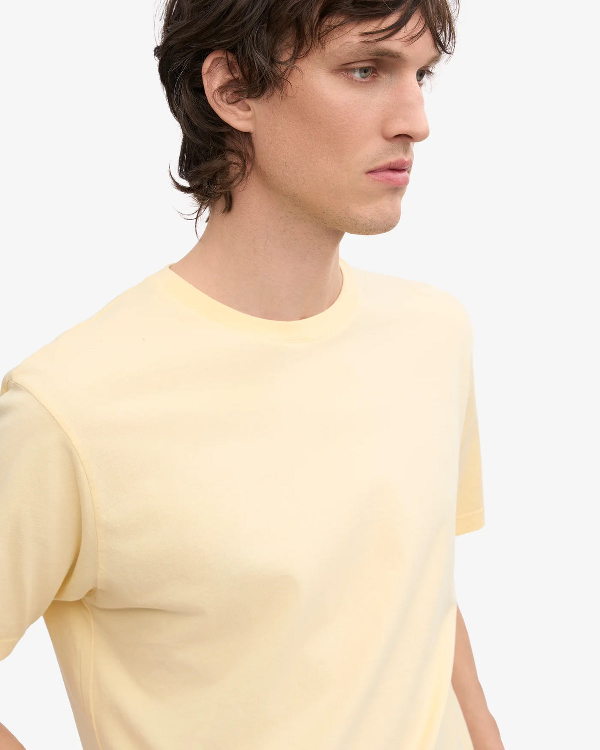 Colorful Standard Classic Organic Tee - Soft Yellow | Colorful Standard T Shirts | JEANSTORE