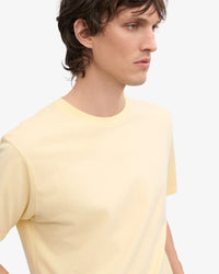 Colorful Standard Classic Organic Tee - Soft Yellow | Colorful Standard T Shirts | JEANSTORE