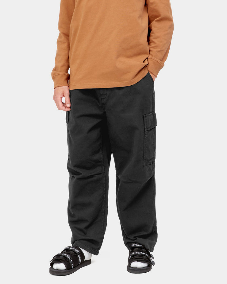 Carhartt WIP Cole Cargo Pant - Black Garment Dyed | Carhartt WIP Chinos & Non-Denim Pants | JEANSTORE