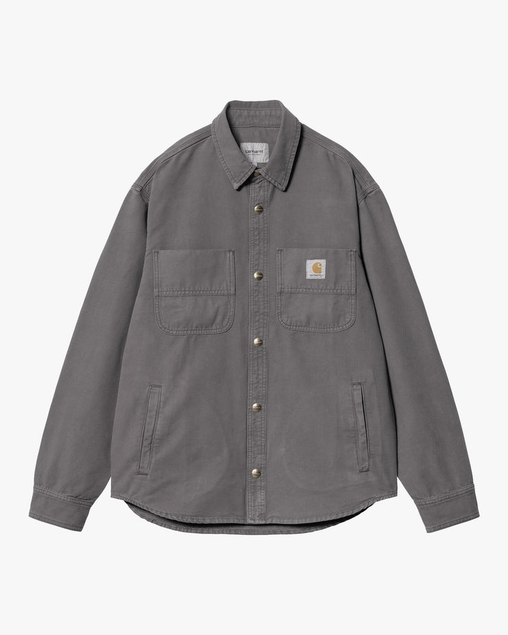 Carhartt WIP Conro Shirt Jacket - Graphite Stone Dyed | Carhartt WIP Shirts | JEANSTORE