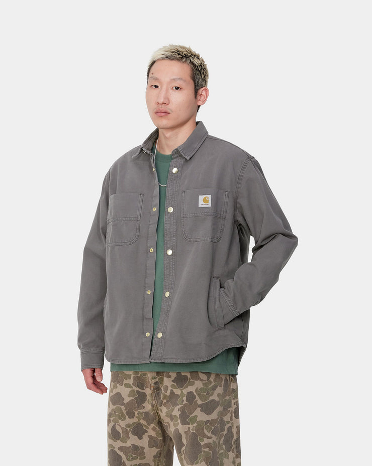 Carhartt WIP Conro Shirt Jacket - Graphite Stone Dyed | Carhartt WIP Shirts | JEANSTORE