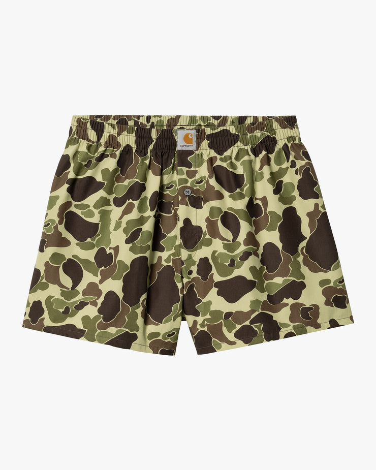 Carhartt WIP Cotton Boxer - Camo Duck / Green | Carhartt WIP Underwear | JEANSTORE