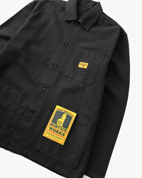 Service Works Classic Canvas Chore Shirt - Black | Service Works Jackets & Coats | JEANSTORE