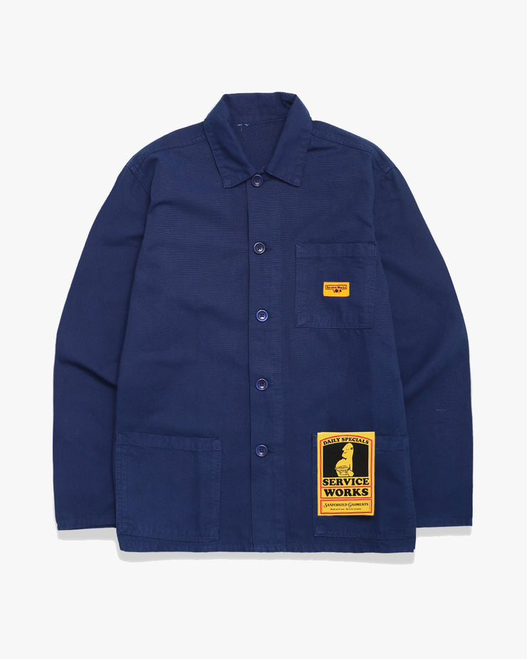 Service Works Classic Canvas Coverall Jacket - Navy