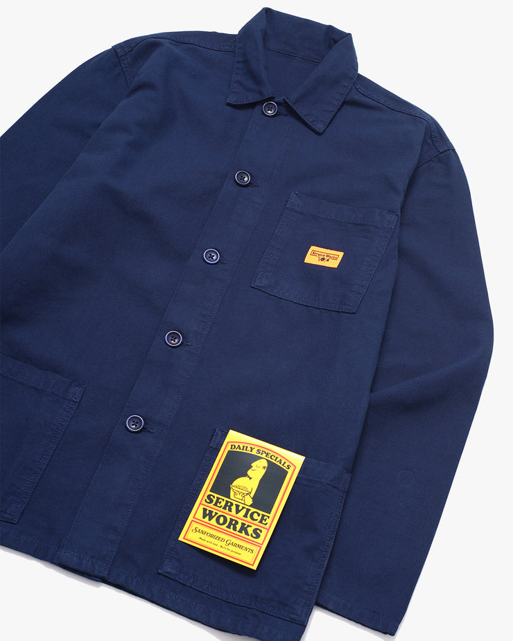 Service Works Classic Canvas Coverall Jacket - Navy