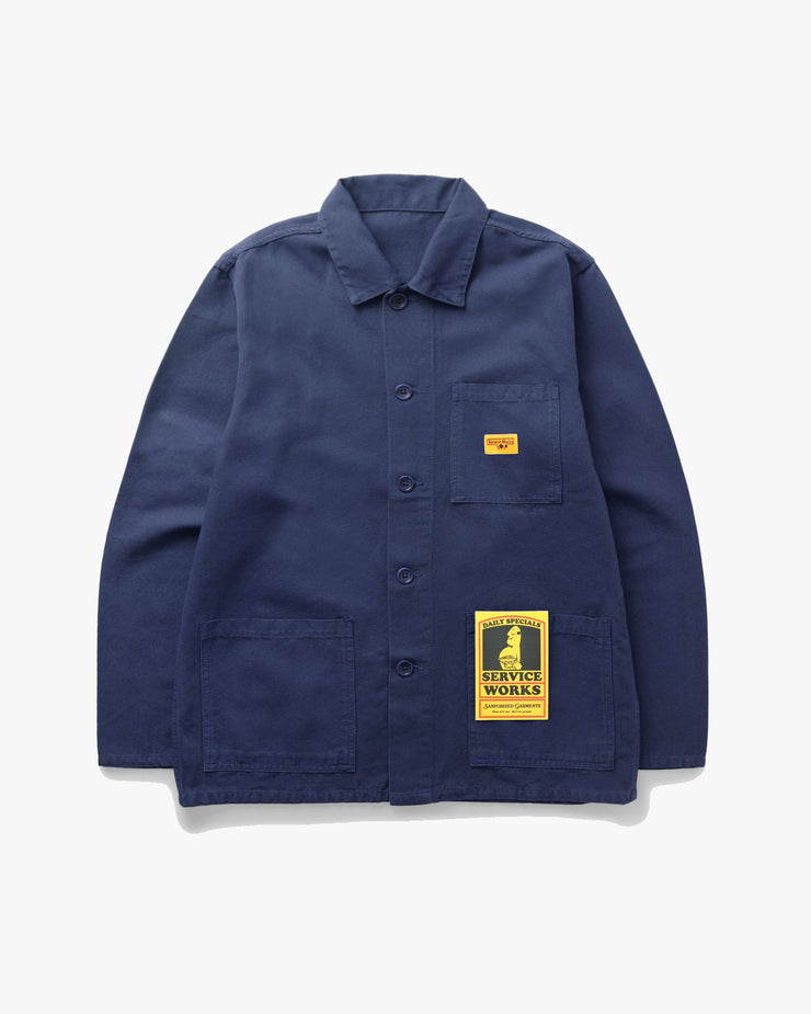 Service Works Classic Canvas Coverall Jacket - Navy | Service Works Jackets & Coats | JEANSTORE