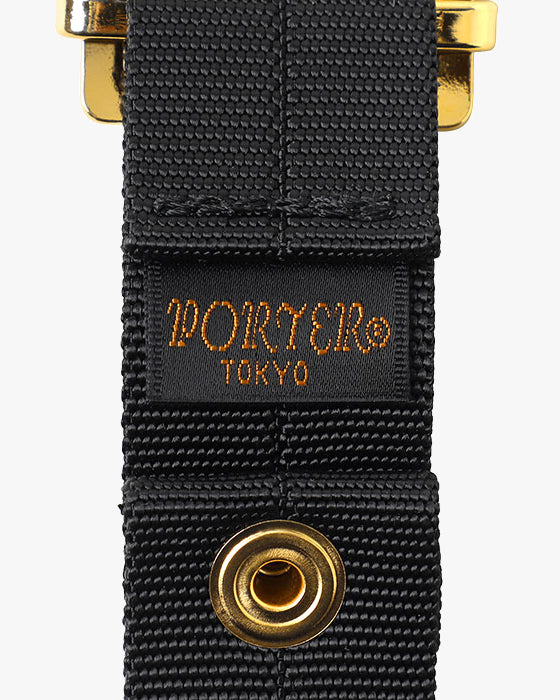 Porter-Yoshida & Co. Joint Key Holder - Black / Gold | Porter-Yoshida & Co. Wallets & Key Fobs | JEANSTORE