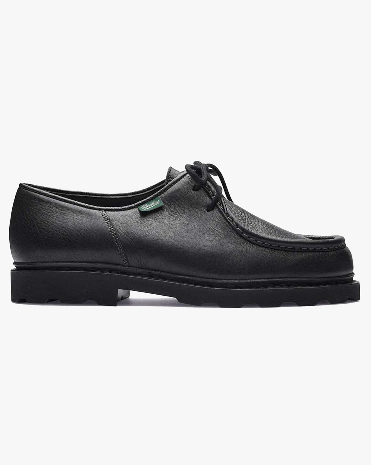 Paraboot Michael Piped Seam Derby Shoe - Cerf Noir / Marche Noire | Paraboot Shoes | JEANSTORE