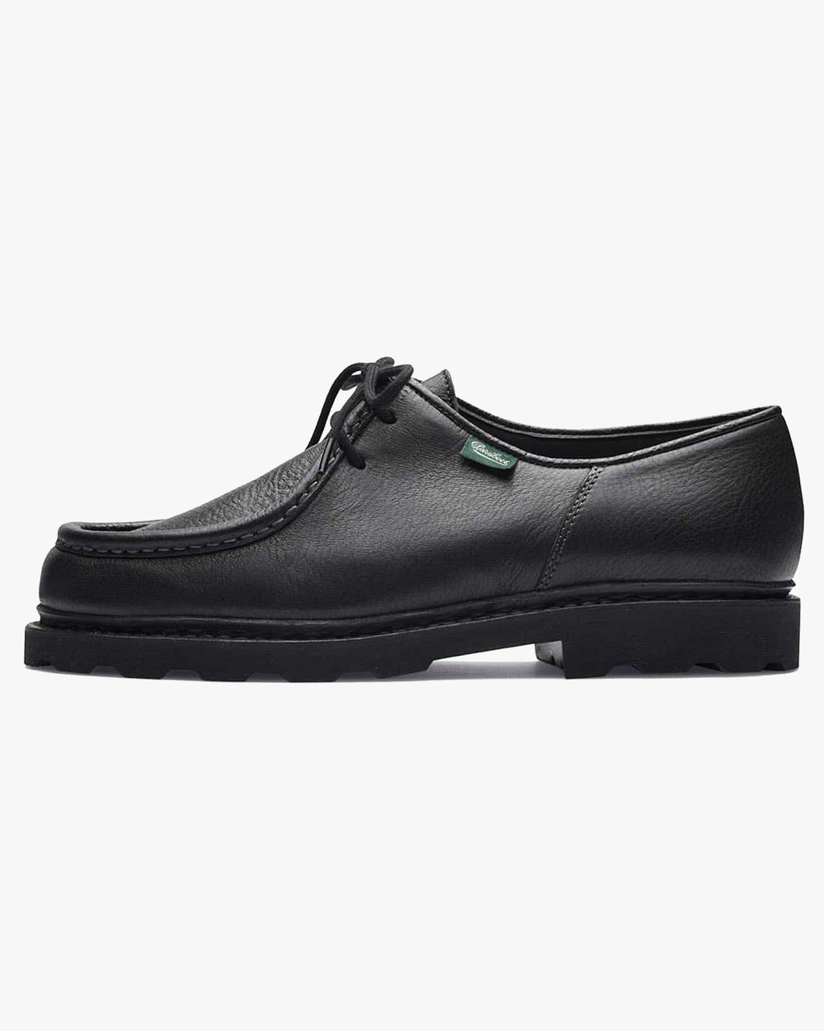 Paraboot Michael Piped Seam Derby Shoe - Cerf Noir / Marche Noire | Paraboot Shoes | JEANSTORE