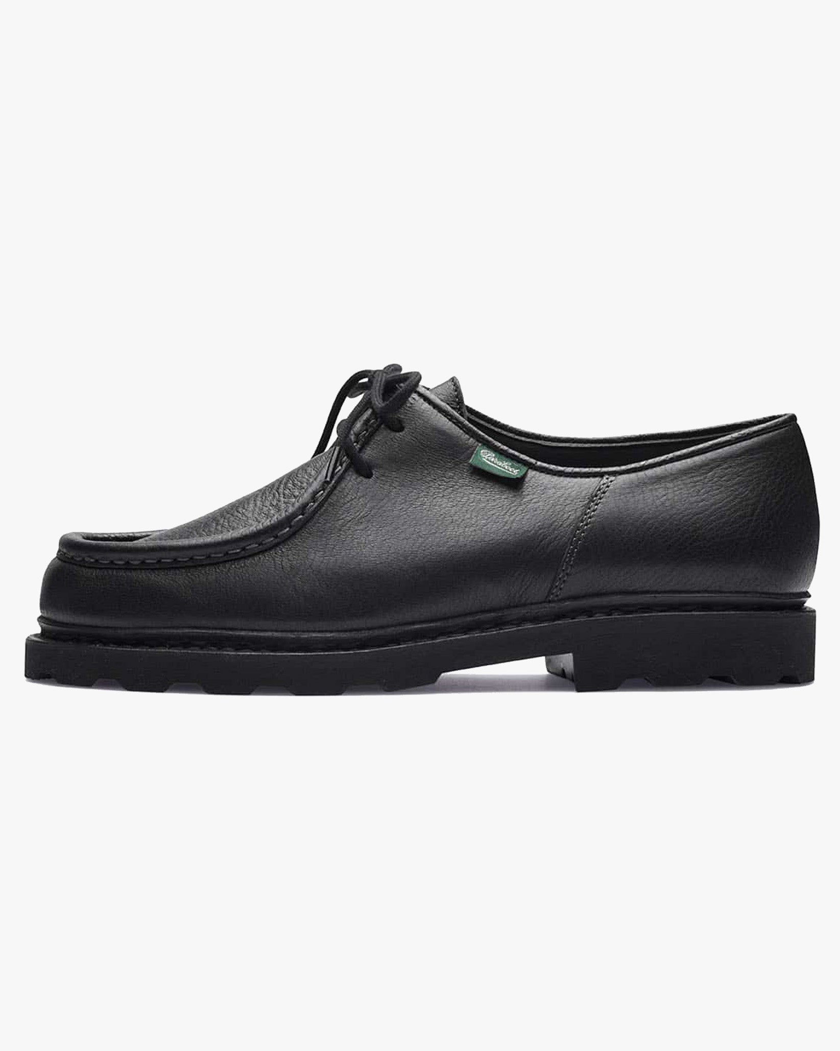 Paraboot Michael Piped Seam Derby Shoe - Cerf Noir / Marche Noire | Paraboot Shoes | JEANSTORE