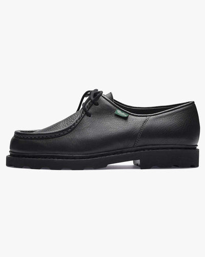 Paraboot Michael Piped Seam Derby Shoe - Cerf Noir / Marche Noire | Paraboot Shoes | JEANSTORE