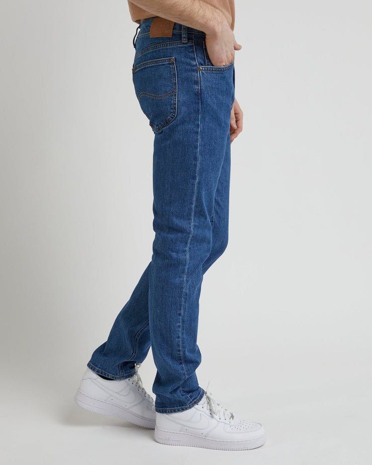 Lee Daren Zip Fly Regular Fit Mens Jeans - Stoneage Mid