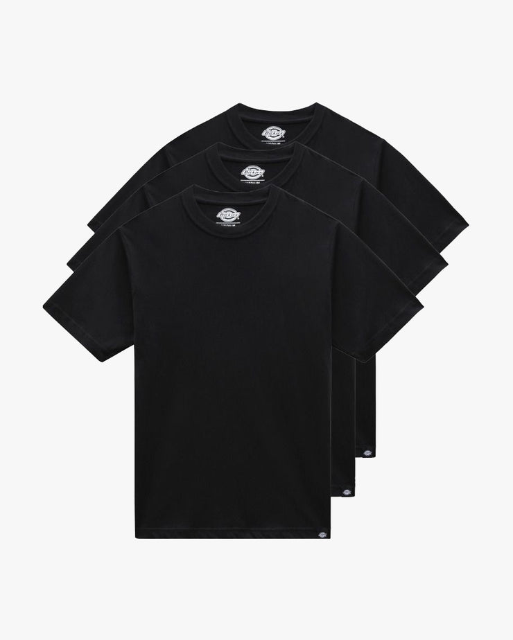 Dickies 3-Pack Crew Neck Tees - Black