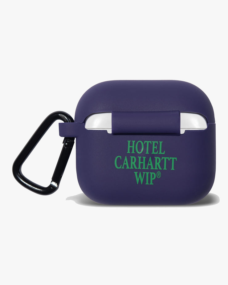 Carhartt WIP Do Not Disturb AirPods Silicone Case - Aura / Aspen Green | Carhartt WIP Miscellaneous | JEANSTORE