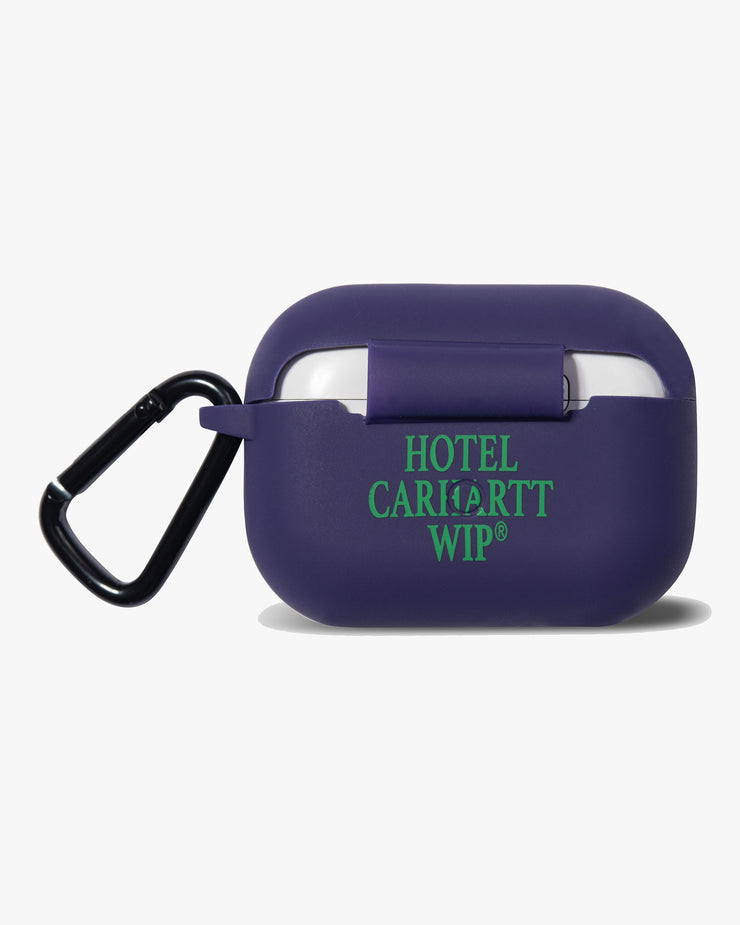 Carhartt WIP Do Not Disturb AirPods Silicone Case - Aura / Aspen Green | Carhartt WIP Miscellaneous | JEANSTORE