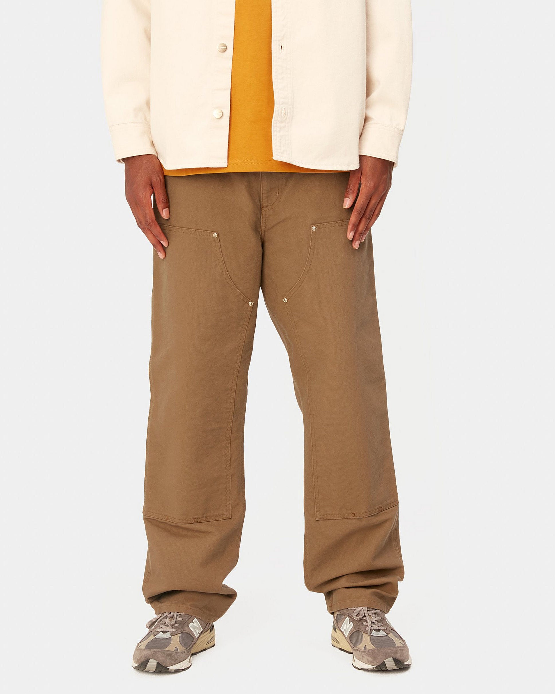 Carhartt WIP Double Knee Pant Relaxed Fit Canvas Trousers - Hamilton B