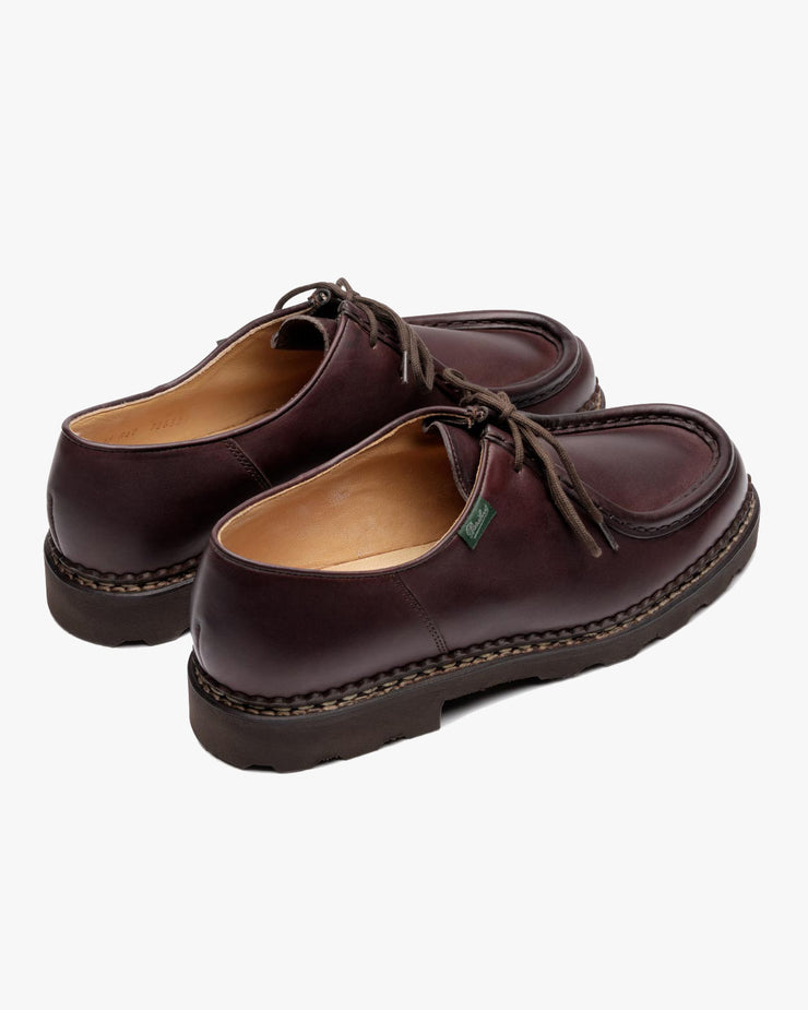 Paraboot Michael Piped Seam Derby Shoe - Lisse Cafe / Marche Marron | Paraboot Shoes | JEANSTORE