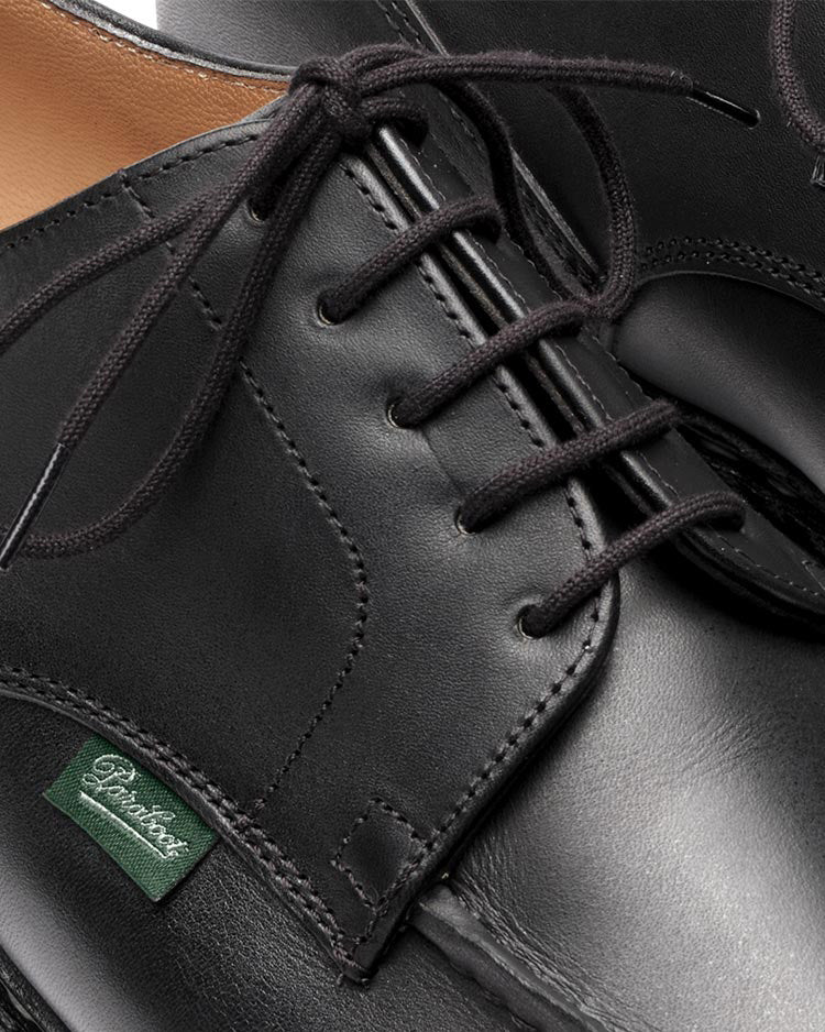 Paraboot Chambord 5-Eye Derby Shoe - Lisse Noir / Tex Noire | Paraboot Shoes | JEANSTORE