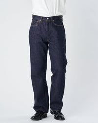 Fullcount 0105XXW 15.5oz Selvedge Wide Fit Mens Jeans - Indigo Onewash