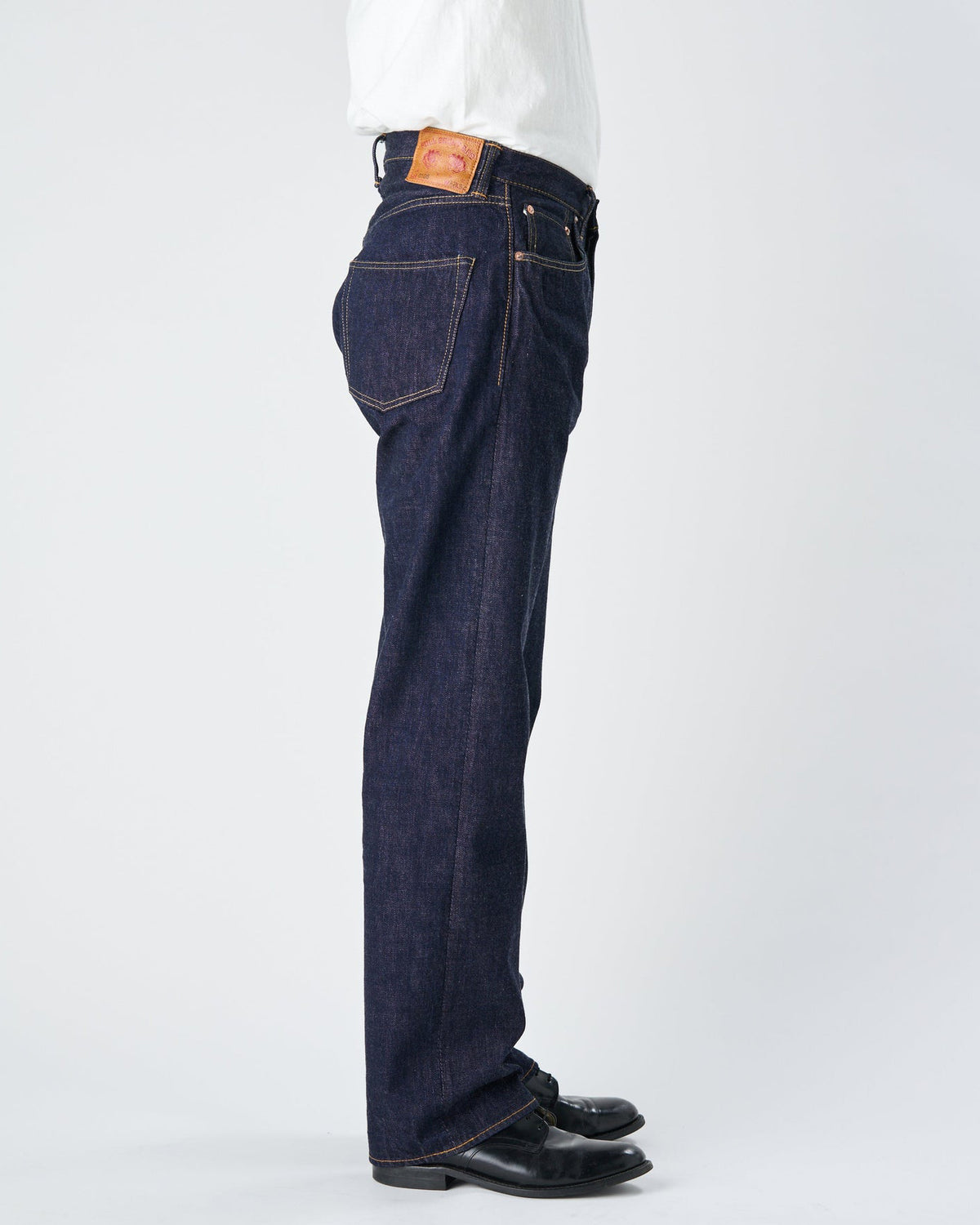 Fullcount 0105XXW 15.5oz Selvedge Wide Fit Mens Jeans - Indigo Onewash