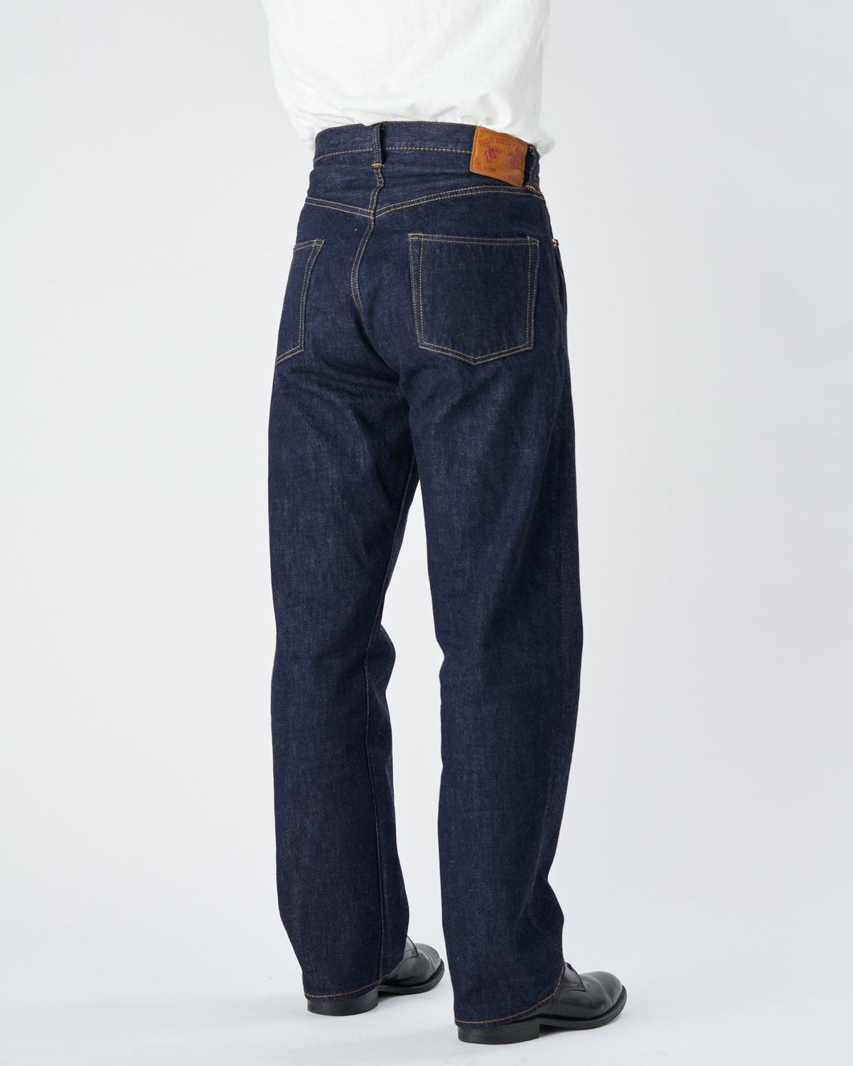 Fullcount 0105XXW 15.5oz Selvedge Wide Fit Mens Jeans - Indigo Onewash