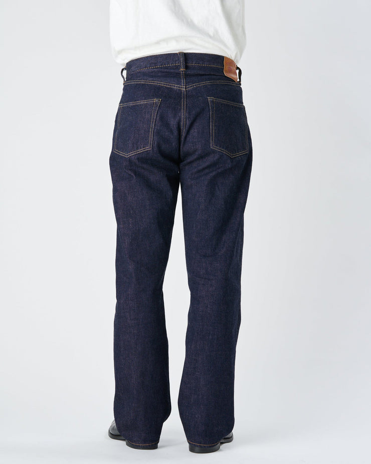 Fullcount 0105XXW 15.5oz Selvedge Wide Fit Mens Jeans - Indigo Onewash