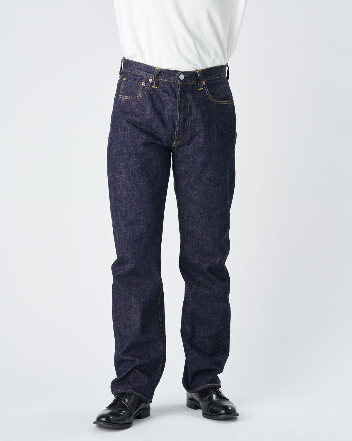 Fullcount 1101XXW 15.5oz Selvedge Straight Fit Mens Jeans - Indigo Onewash