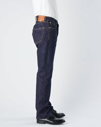 Fullcount 1101W 13.7oz Selvedge Straight Fit Mens Jeans - Indigo Onewash