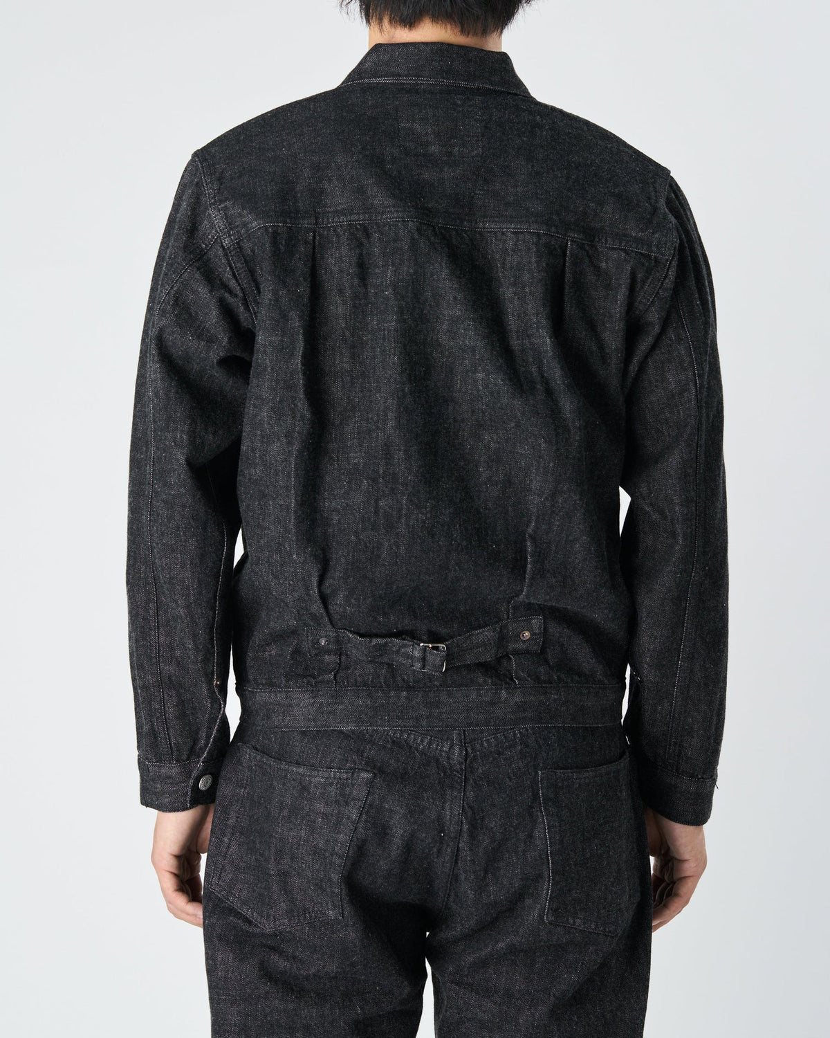 Fullcount 2107BK 13.7oz Selvedge Type I Denim Jacket - Black Onewash