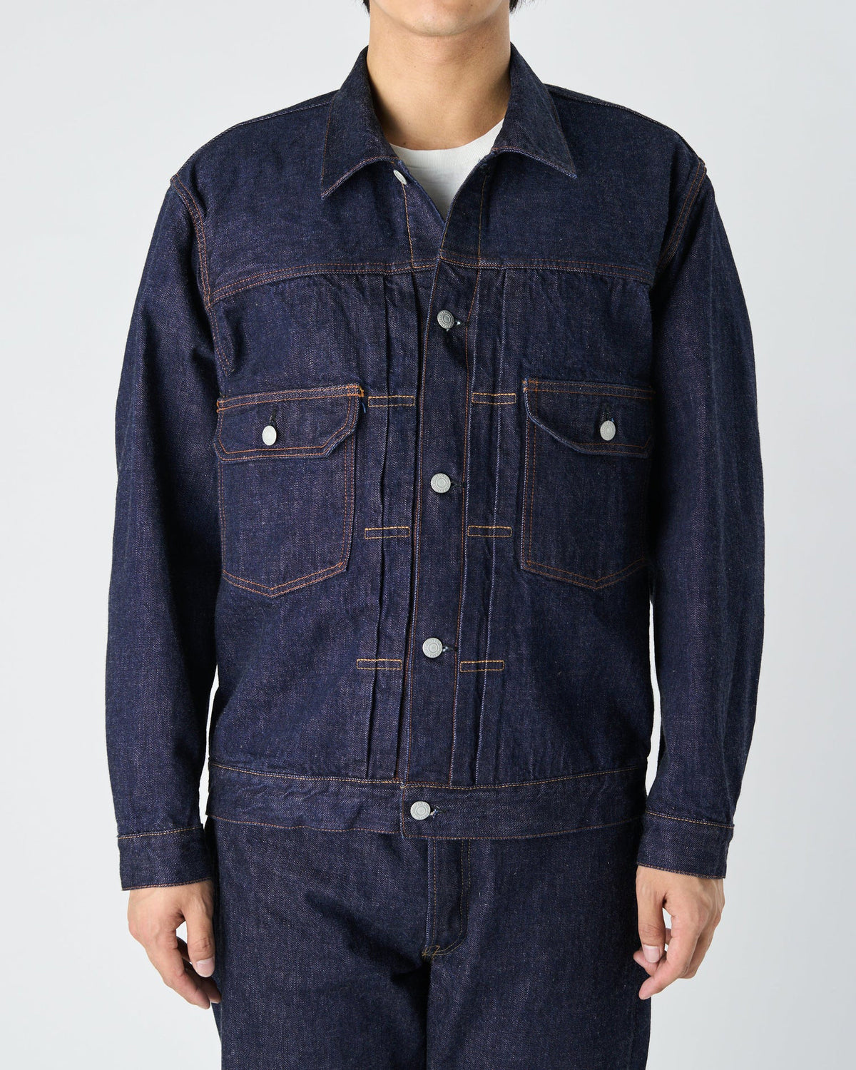 Fullcount 2102W-20 13.7oz Selvedge Type II Denim Jacket - Indigo Onewash | Fullcount Jackets & Coats | JEANSTORE