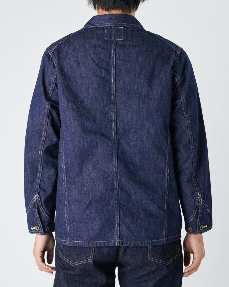 ジャケット・アウター FULLCOUNT 2015-1 Denim Chore Jacket 38 Fullcount 2015-1 Denim Chore Jacket - Indigo