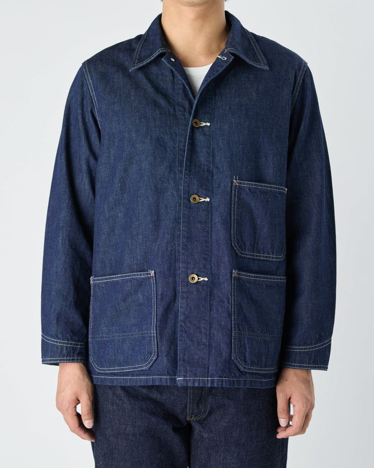 Fullcount 2015-1 Denim Chore Jacket - Indigo