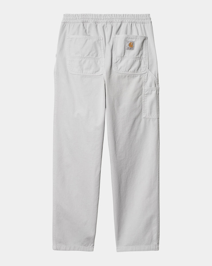 Carhartt WIP Flint Pant Regular Tapered Mens Trousers - Sonic Silver Garment Dyed