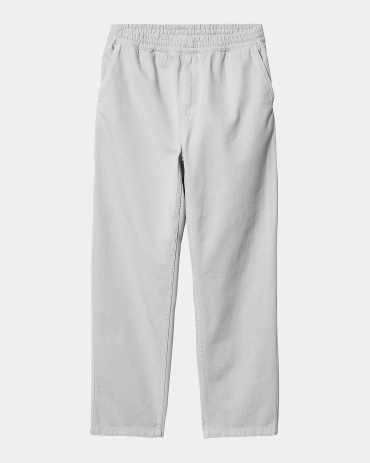 Carhartt WIP Flint Pant Regular Tapered Mens Trousers - Sonic Silver Garment Dyed