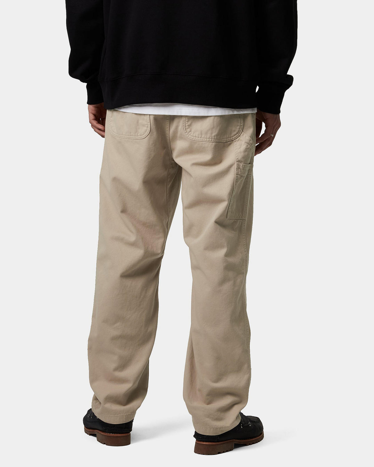 Carhartt WIP Flint Pant Regular Tapered Mens Trousers - Wall Garment Dyed | Carhartt WIP Chinos & Trousers | JEANSTORE
