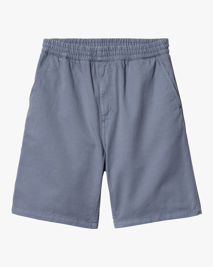 Carhartt WIP Flint Shorts - Bay Blue Garment Dyed