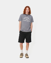 Carhartt WIP Flint Shorts - Black Garment Dyed | Carhartt WIP Shorts | JEANSTORE