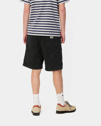 Carhartt WIP Flint Shorts - Black Garment Dyed | Carhartt WIP Shorts | JEANSTORE