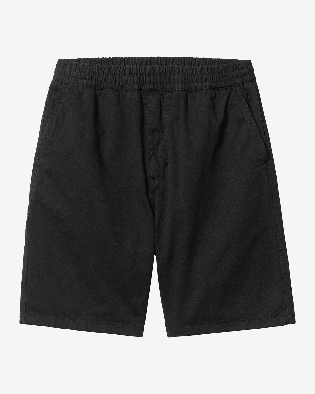 Carhartt WIP Flint Shorts - Black Garment Dyed | Carhartt WIP Shorts | JEANSTORE