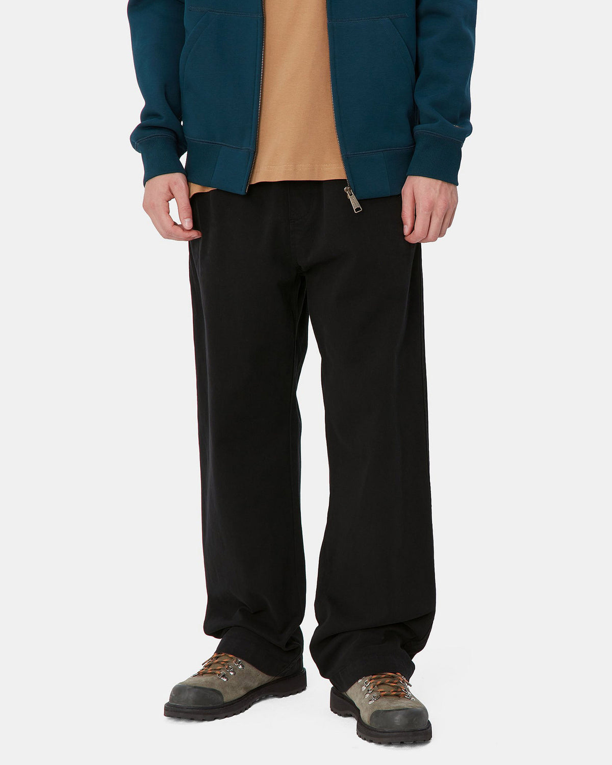 Carhartt WIP Floyde Pant Relaxed Fit Mens Trousers - Black | Carhartt WIP Chinos & Non-Denim Pants | JEANSTORE