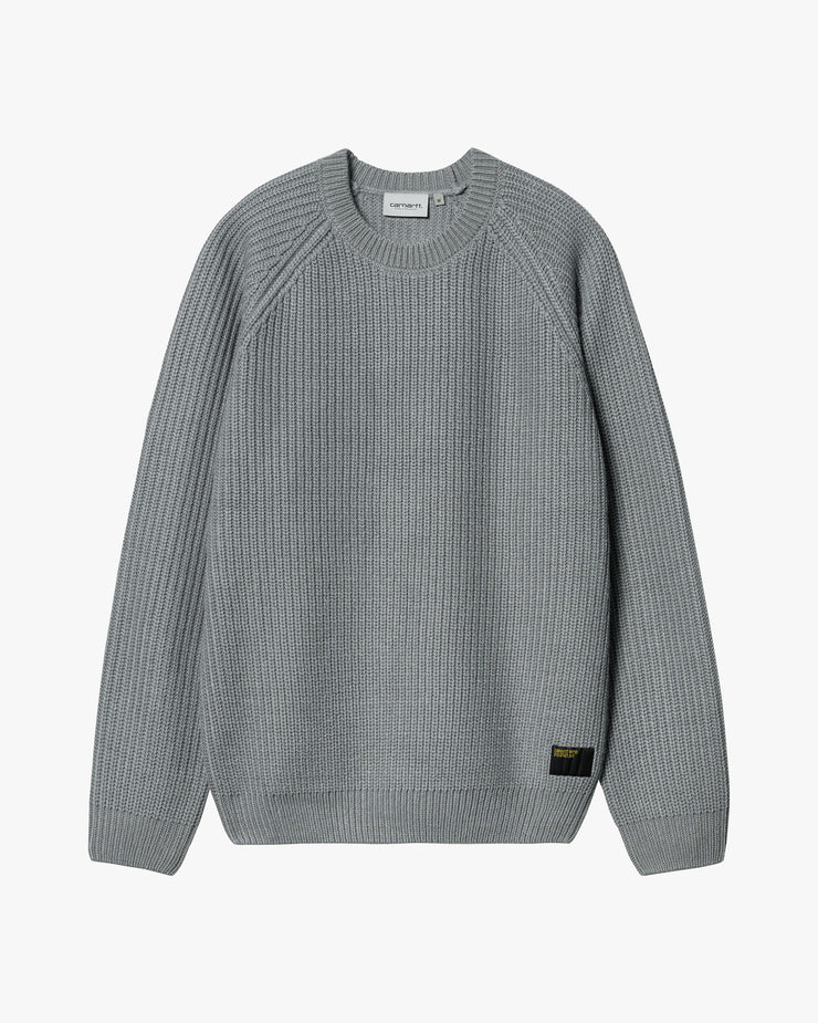 Carhartt WIP Forth Sweater - Dove Grey | Carhartt WIP Sweaters & Knitwear | JEANSTORE