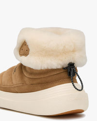 Flower Mountain Womens Fami Mid Suede & Shearling - Brown