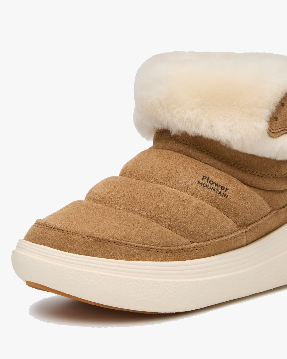 Flower Mountain Womens Fami Mid Suede & Shearling - Brown