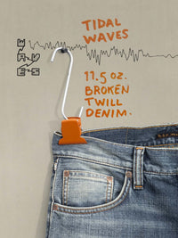 Nudie Gritty Jackson Regular Fit Mens Jeans - Tidal Waves | Nudie Jeans Jeans | Jeanstore