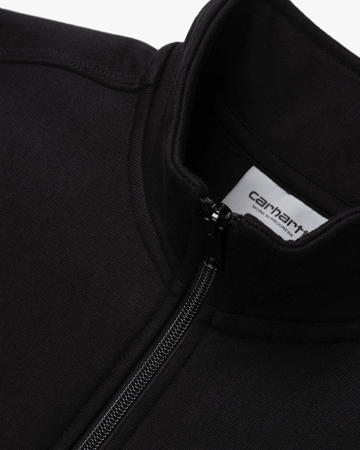 Carhartt WIP Half Zip American Script Sweat - Black | Carhartt WIP Sweaters & Knitwear | JEANSTORE